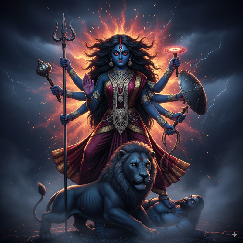 महिषासुर जन्म एवं उसका वध